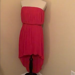 Hot pink strapless Cocktail/party dress